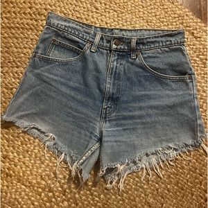 Vintage Levi’s Denim Cutoffs - Orange Tab